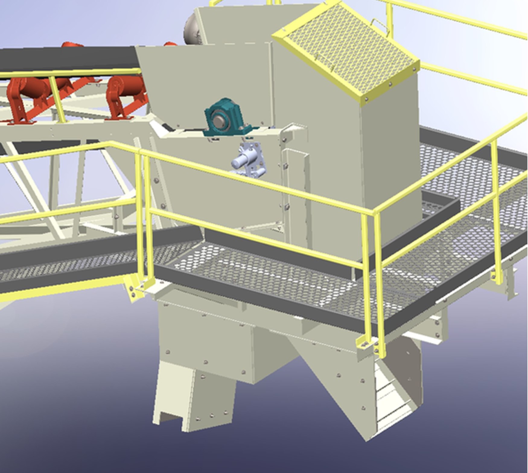 Chute with Platform