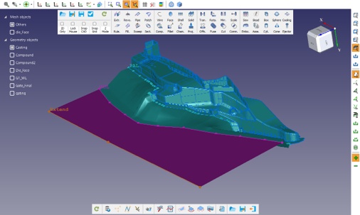 3D die face design