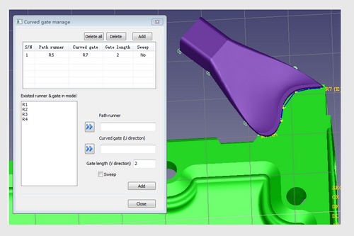 User modified 3D inner gate