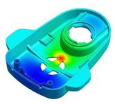 Plastic injection molding: Material packing simulation